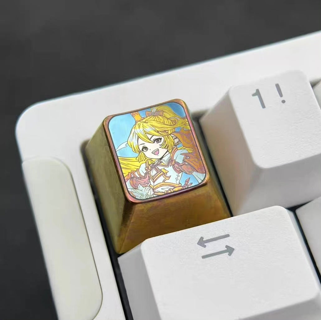 Titanium Alloy Anime Keycap 1u R4