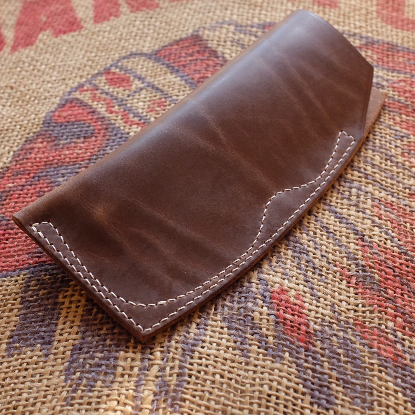 Horween CXL Tea-Core Leather Eyewear Case