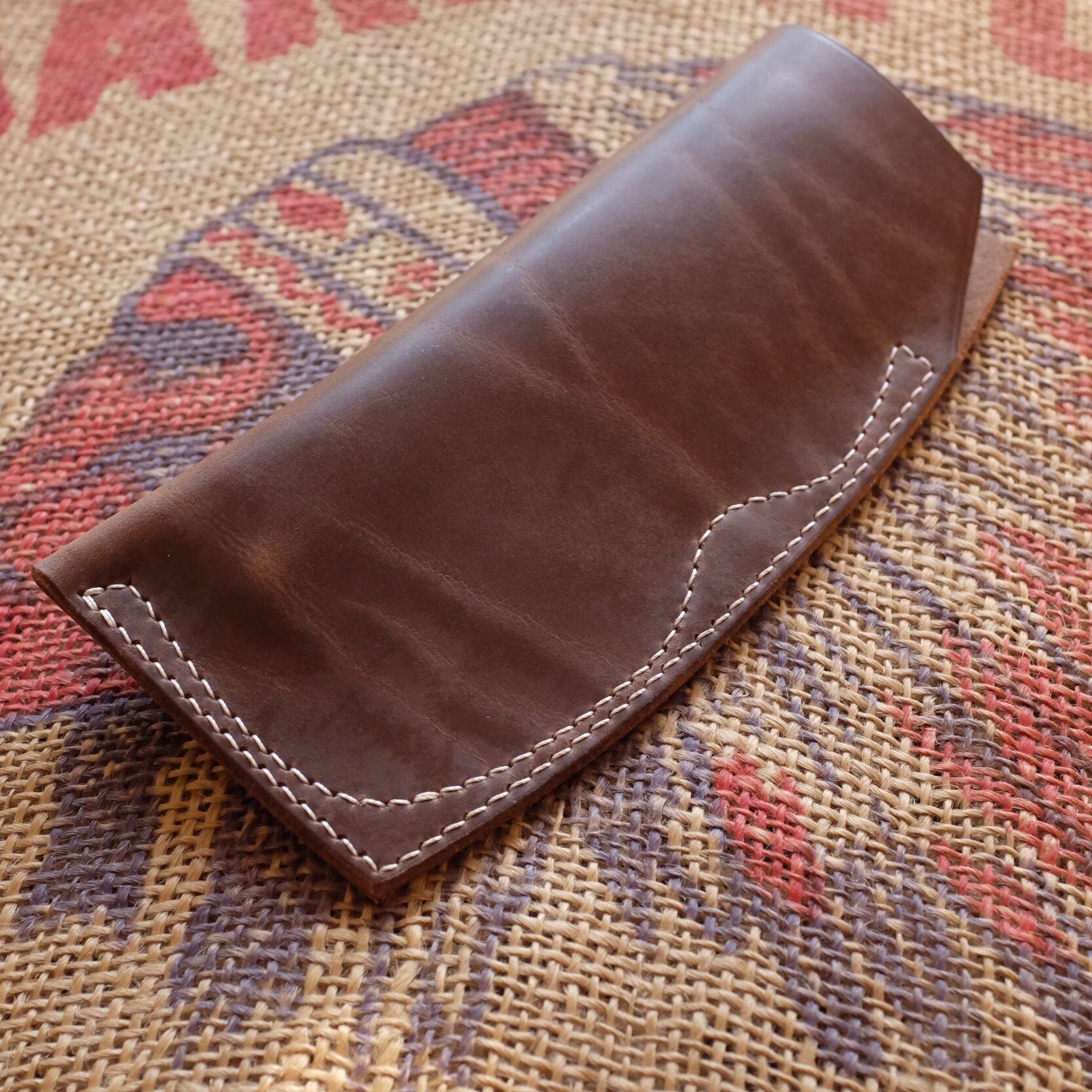 Horween CXL Tea-Core Leather Eyewear Case