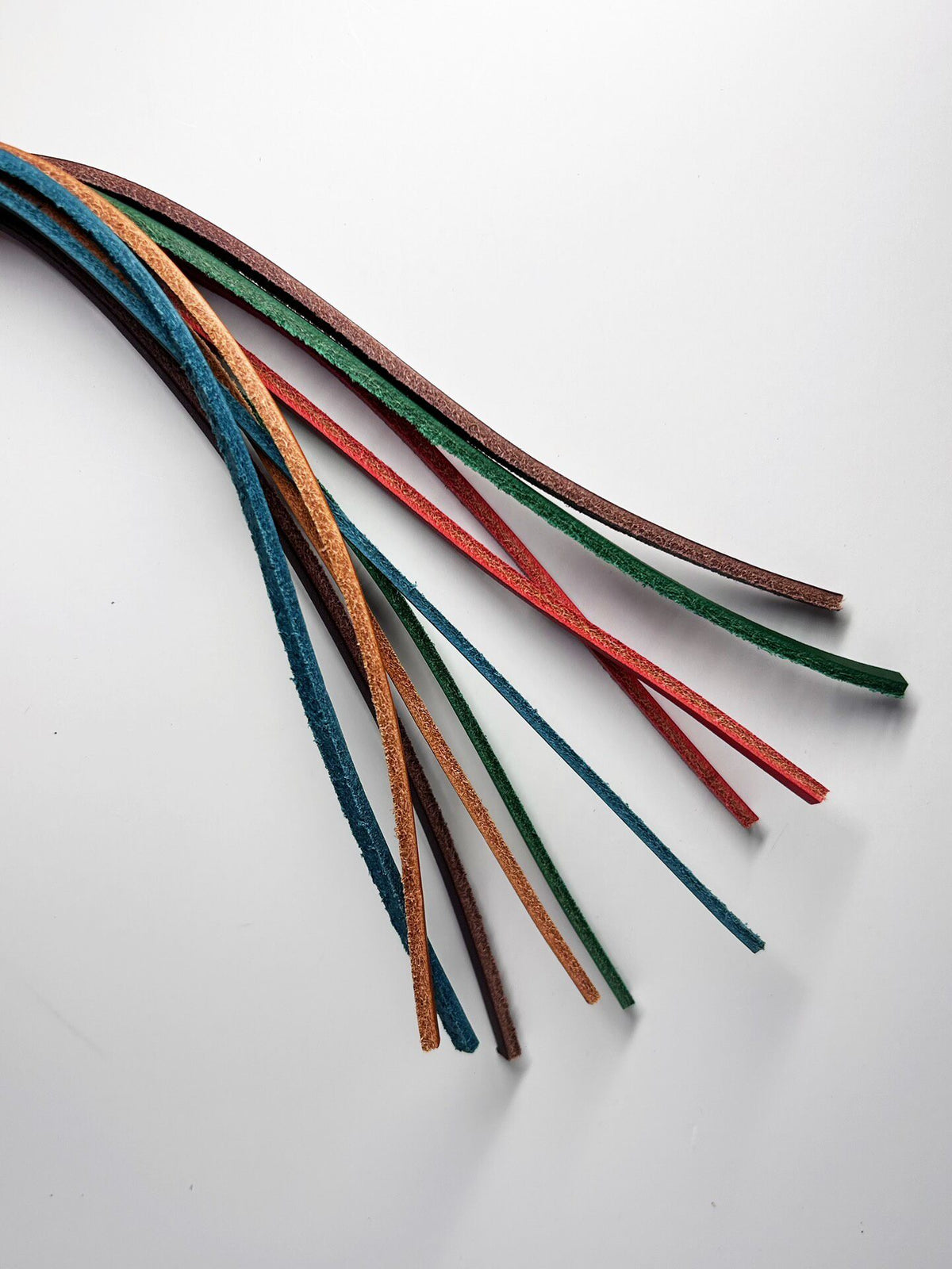 Handcrafted Multicolor Leather Flogger Compact