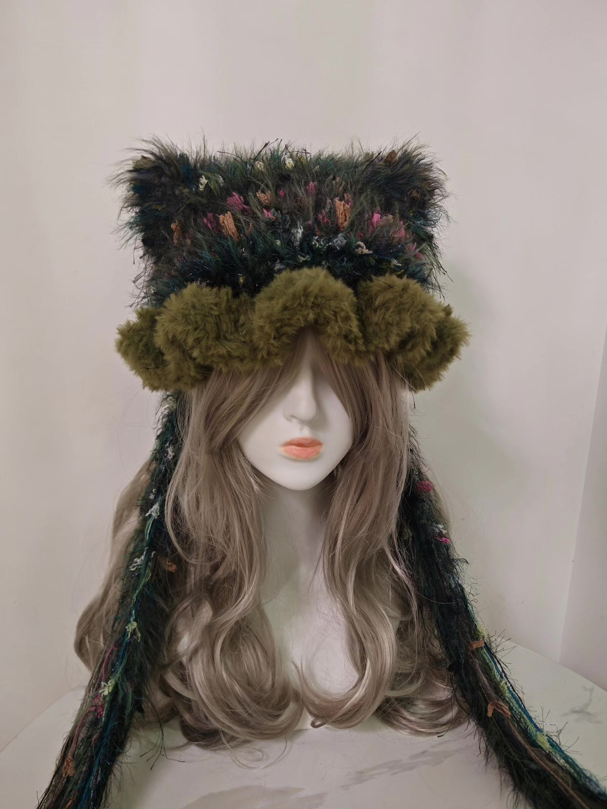 Matcha Pink Cat Ear Hat