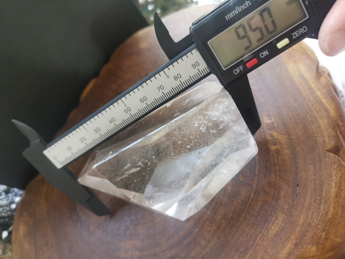 Natural White Quartz Freeform Crystal Display Ornament