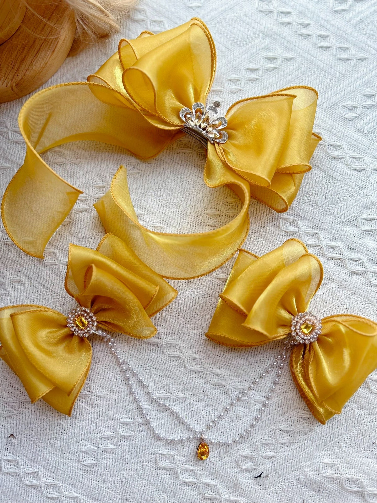 Golden Belle Butterfly Haarclip Set