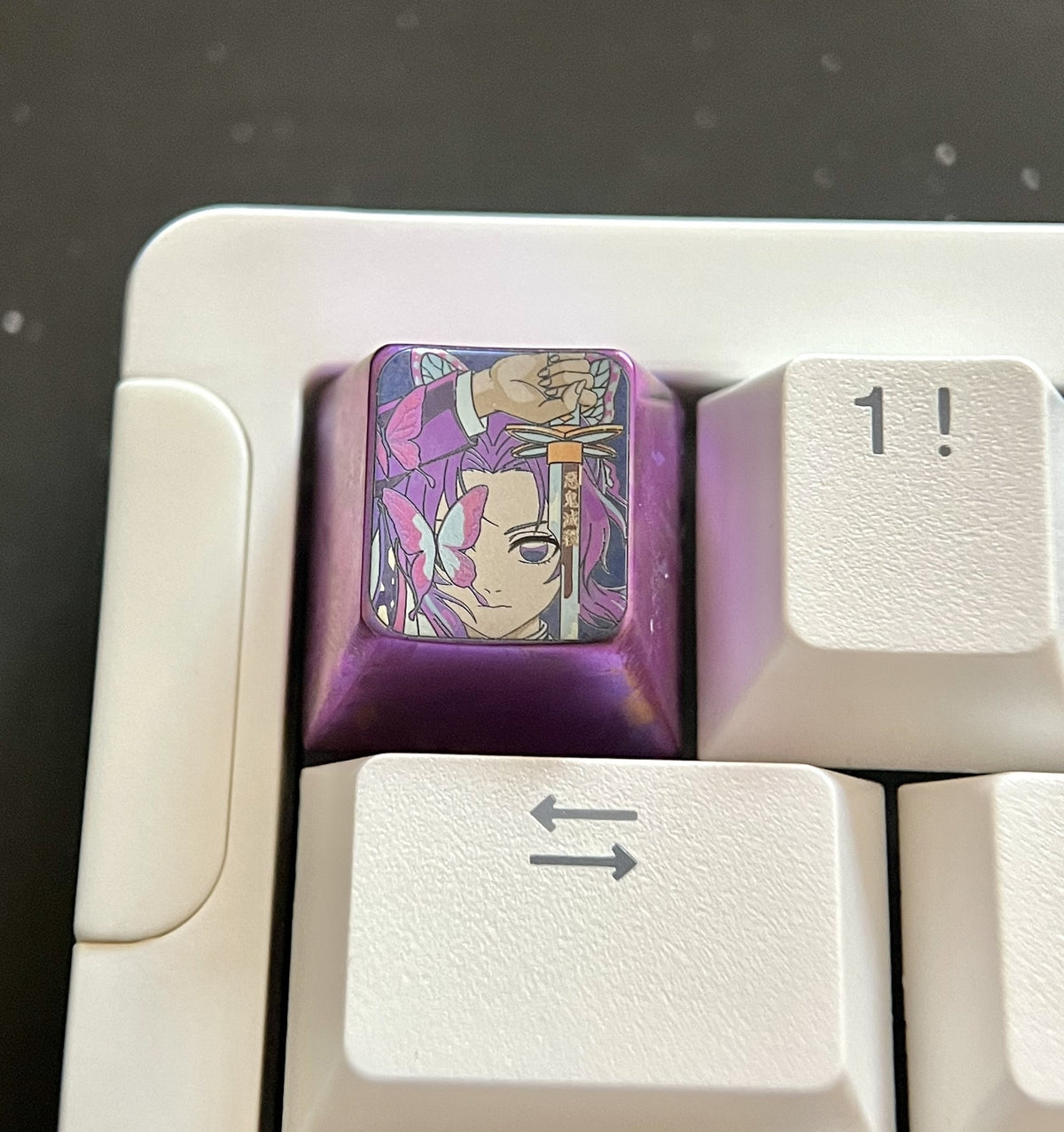 Shinobu Kocho Titanium Alloy 1U Keycap