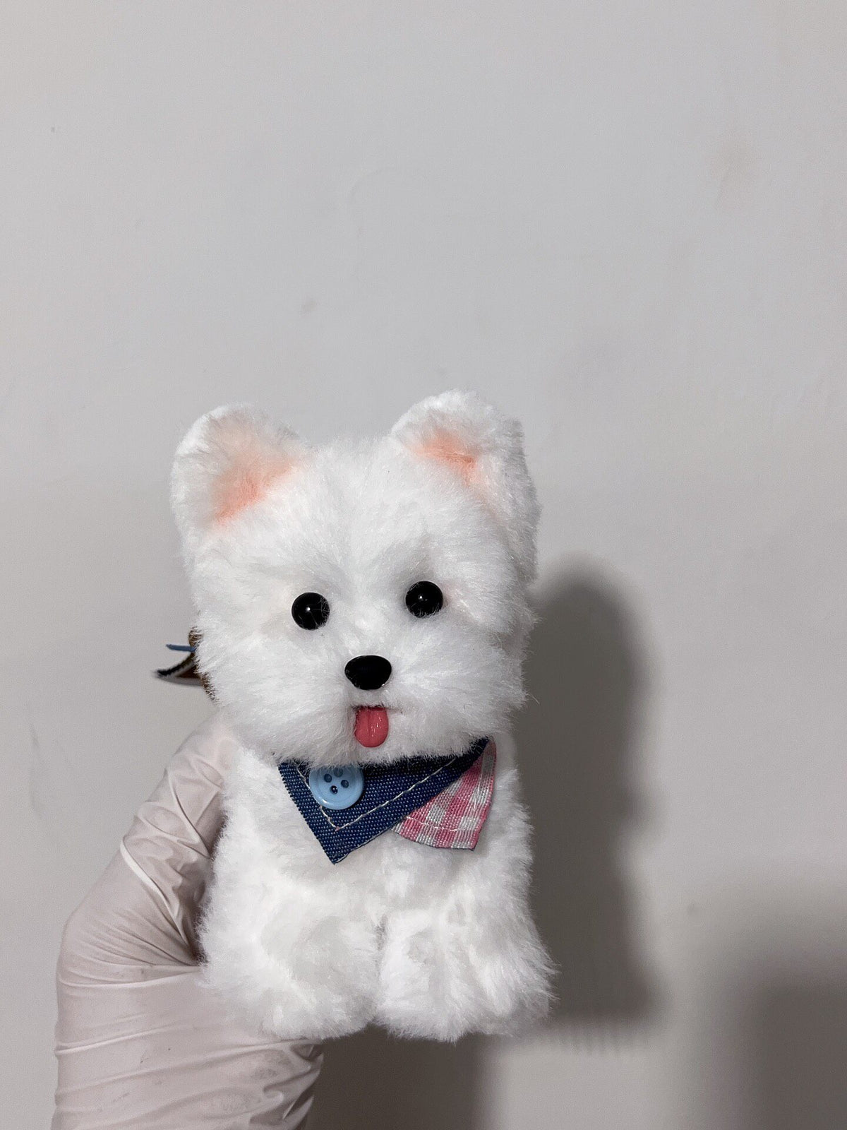 Handmade West Highland Terrier Plush Keychain