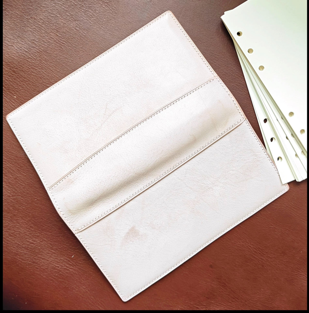 A6 Slim Six Ring Binder Lavender Mint