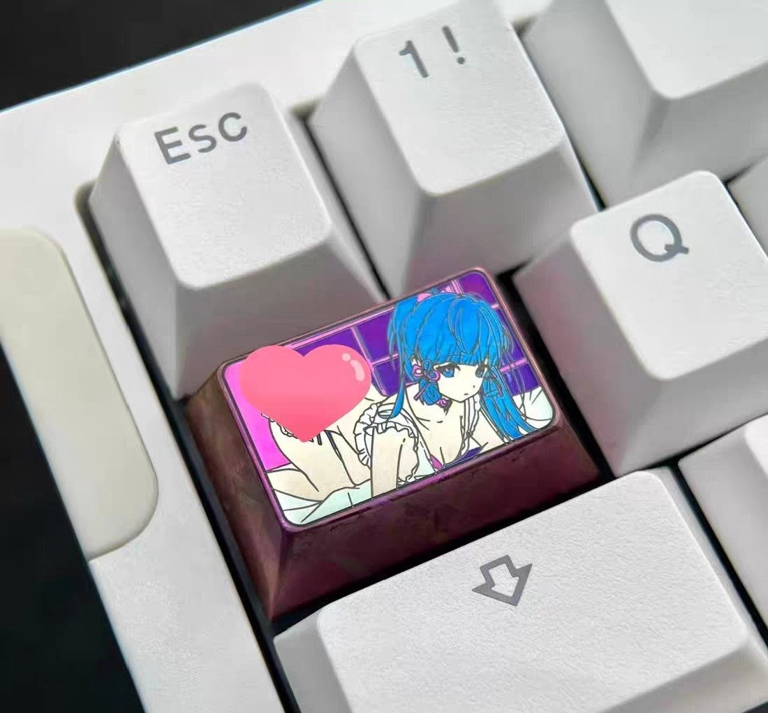 Kamisato Ayaka 1.5u Titanium Alloy Keycap