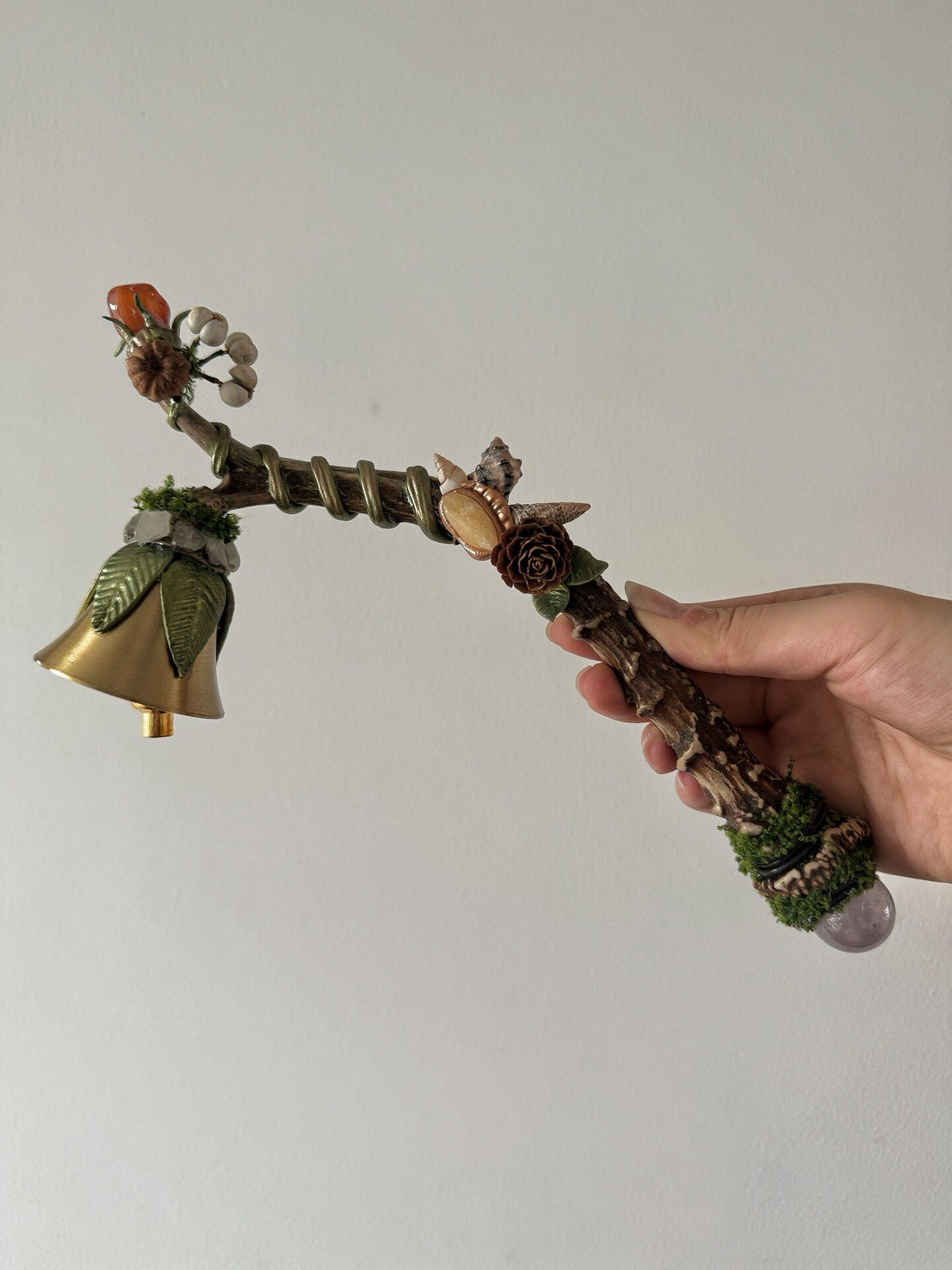 Witch Antler Hand Bell Candle Extinguisher