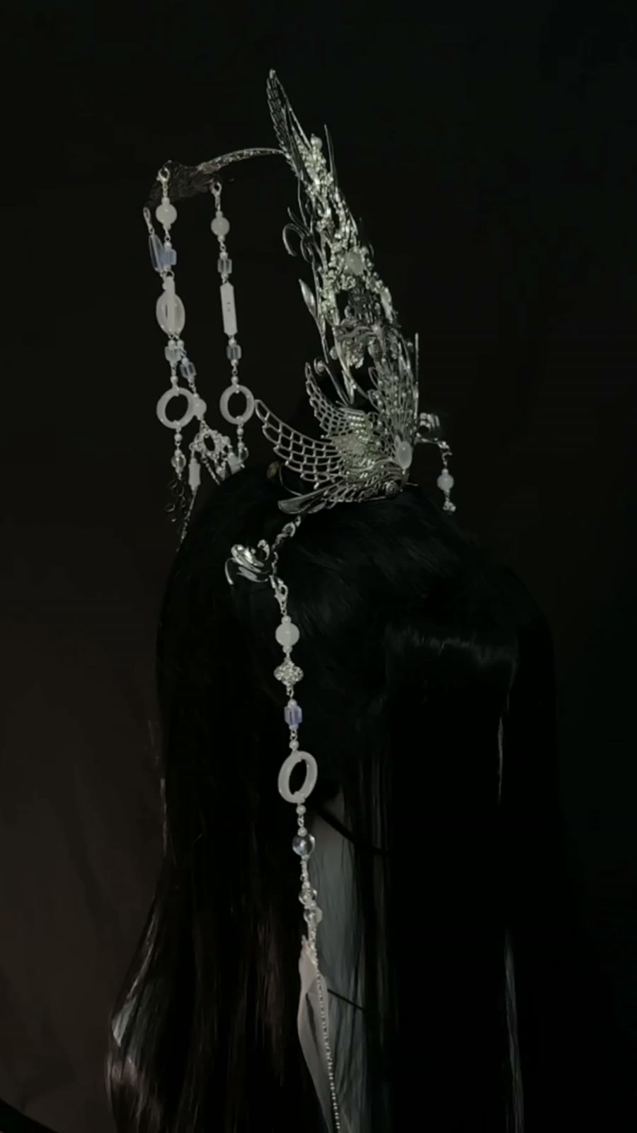 Silver Filigree Master Cosplay Hair Crown