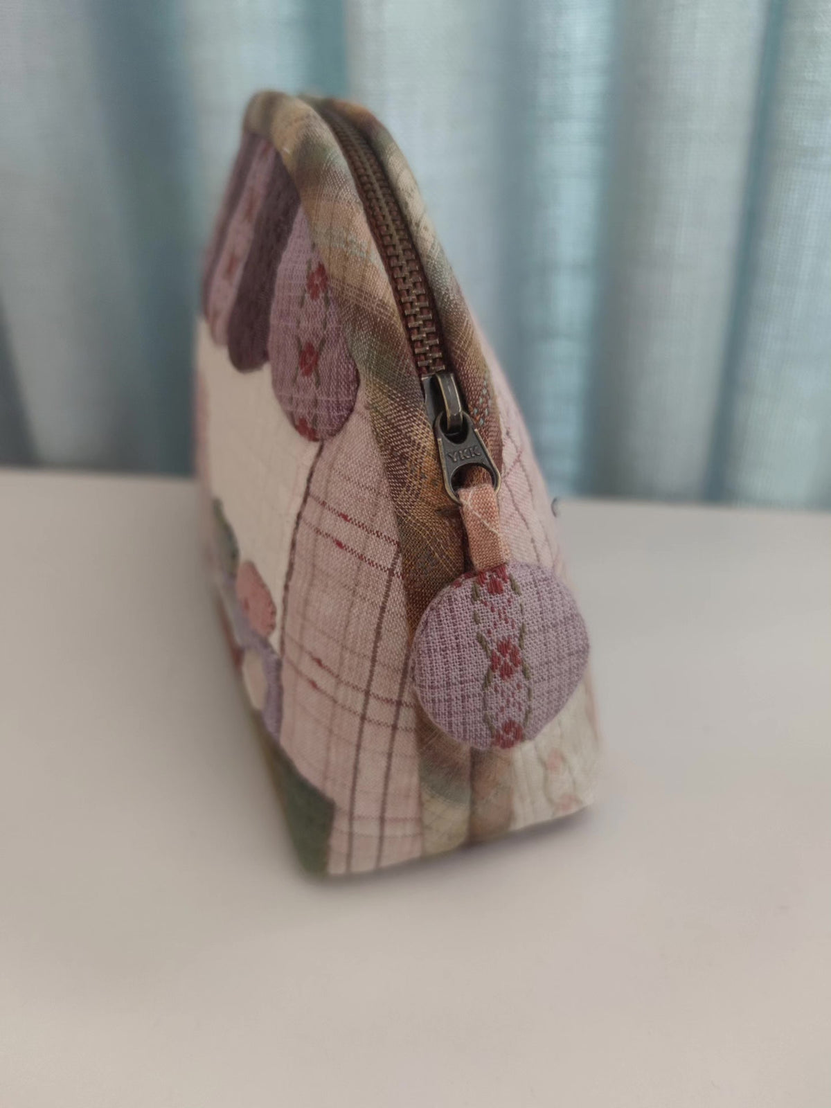 Handmade Patchwork Bakery House Shell Pouch