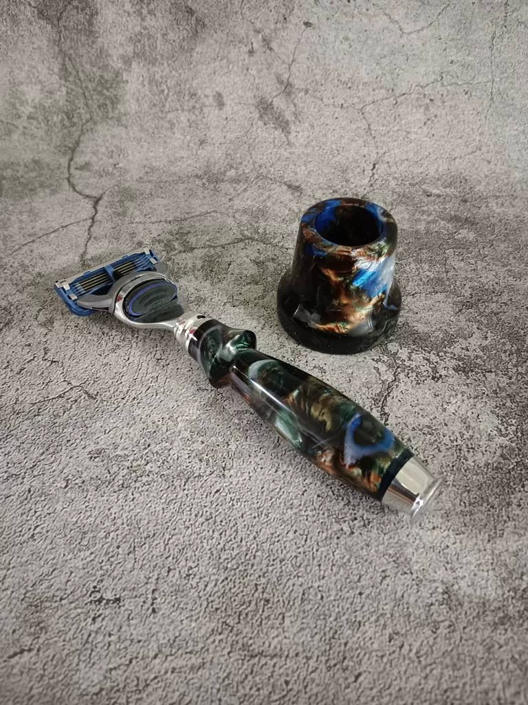 Alumilite Resin Handle Manual Razor