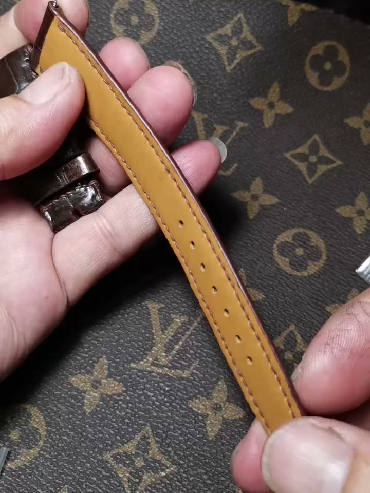 Brown Leather IWC Portugieser Watch Strap