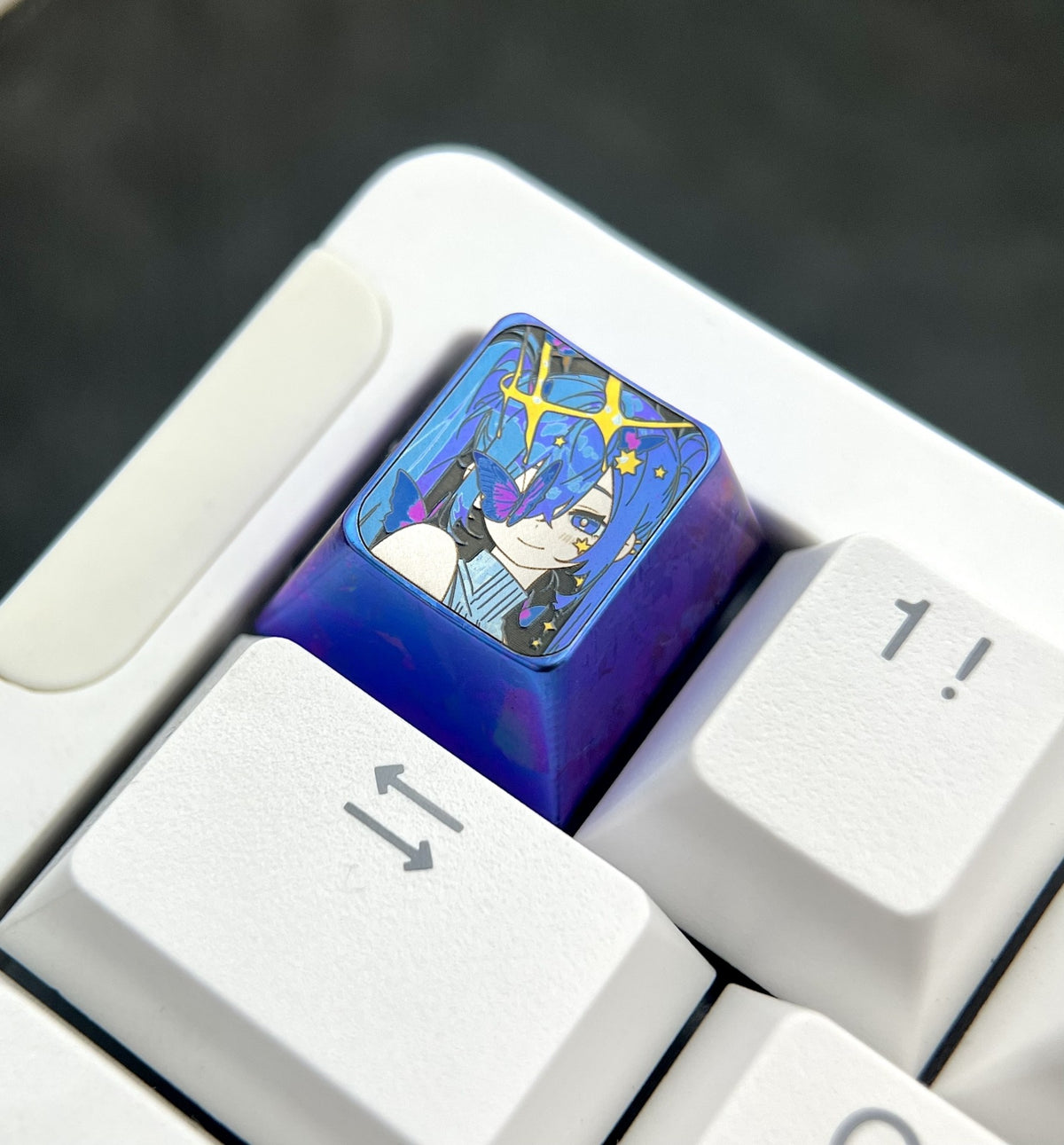 Hatsune Miku 1u Titanium Alloy Keycap