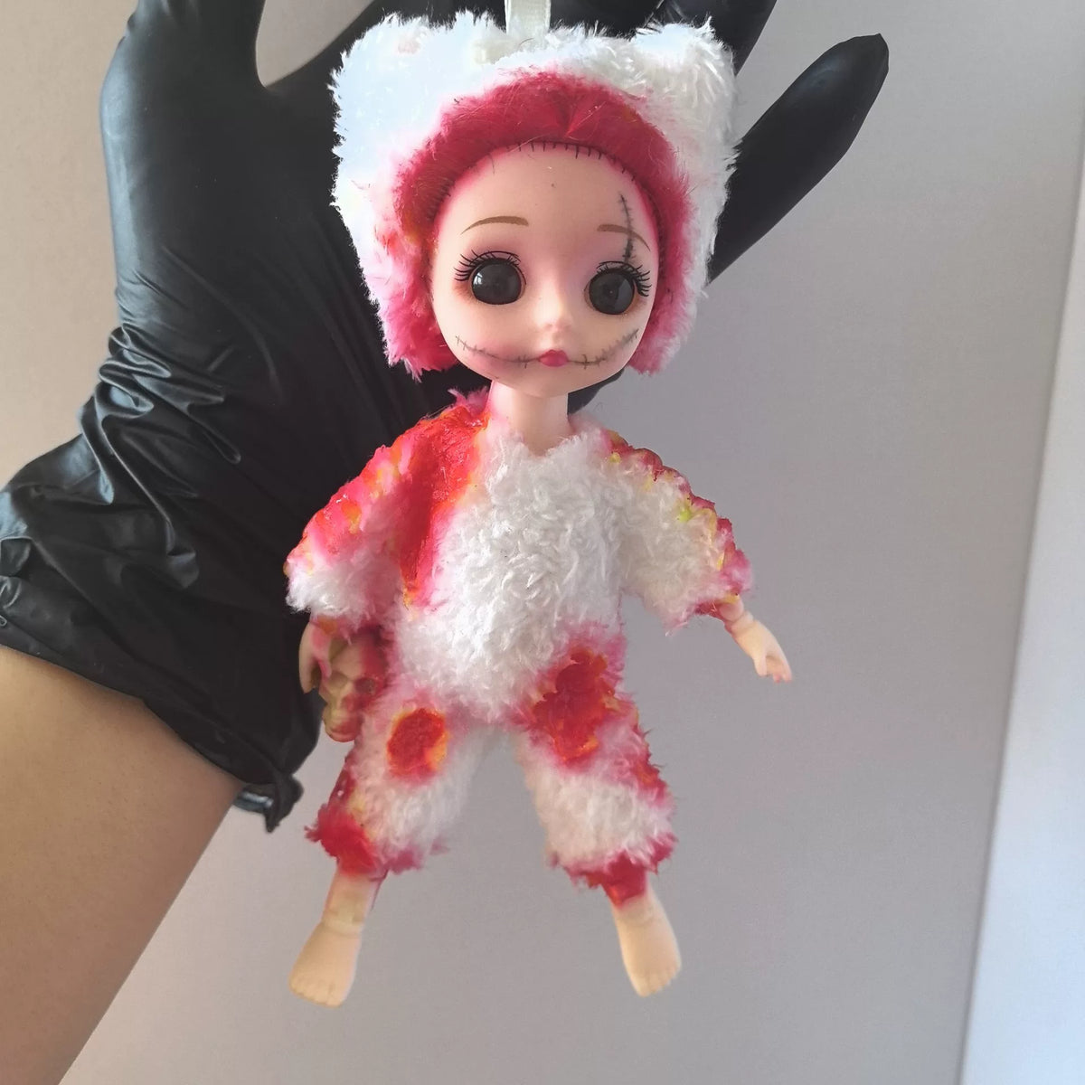 Articulated Plush Art Doll Charm