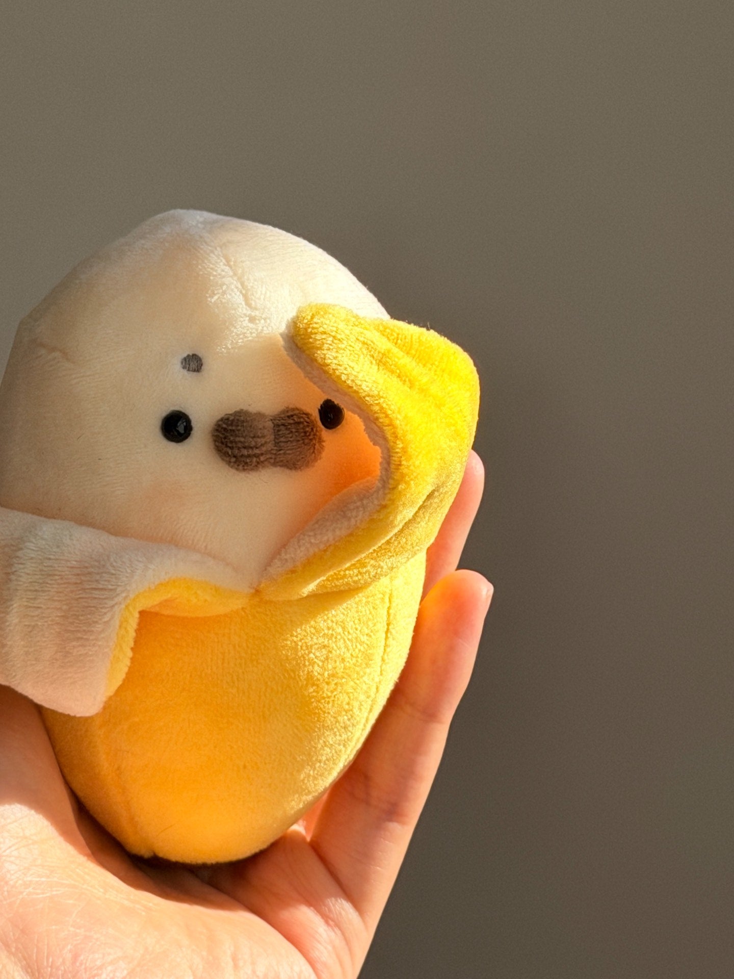 Banana Seal Plush Toy Keychain