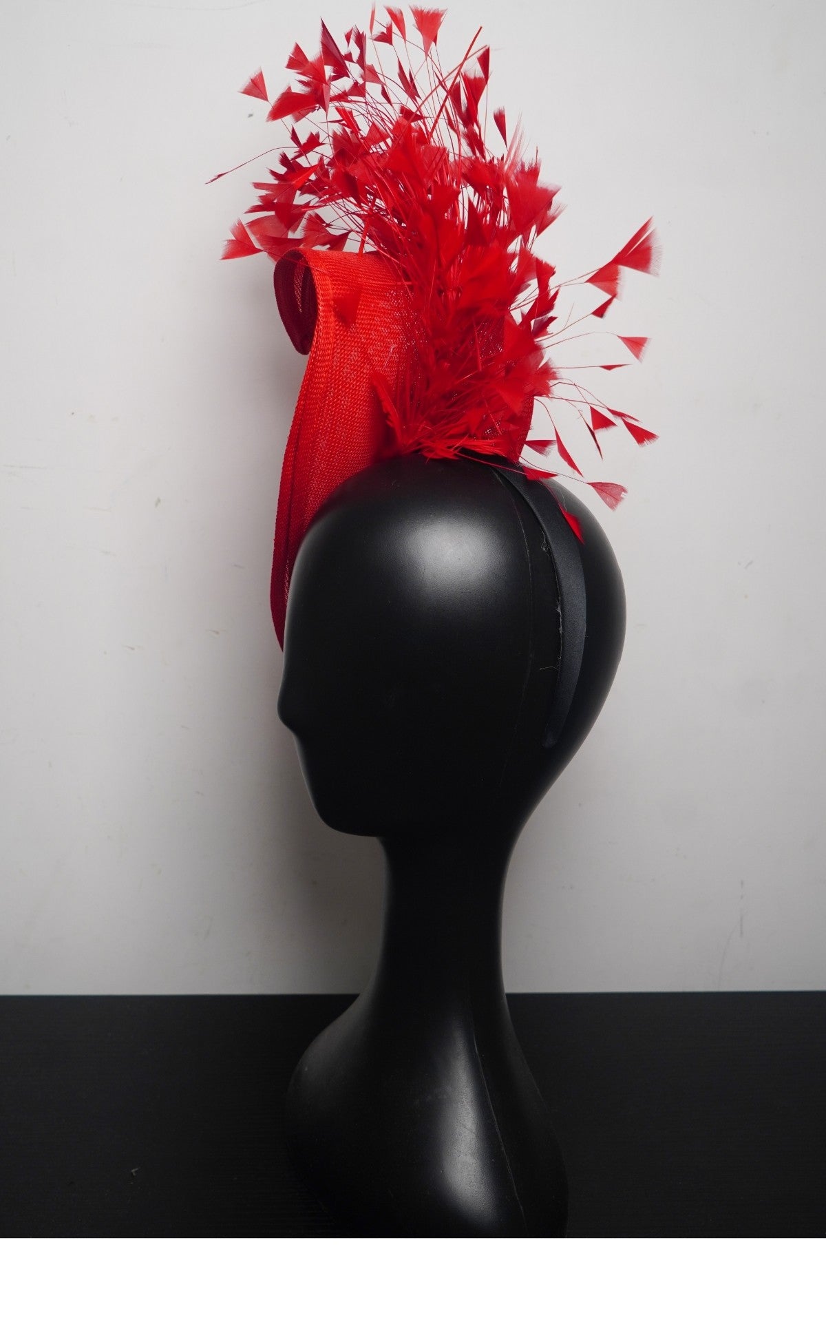 Red Leaf Feather Headpiece