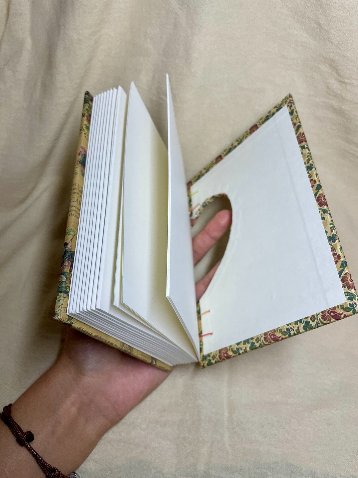 Handmade Journal Heart Cutout A6