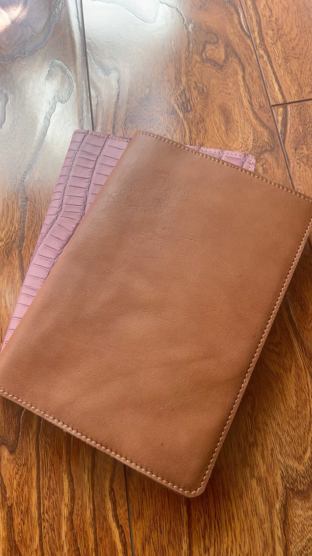 Carnet B5 en cuir naturel 256 pages