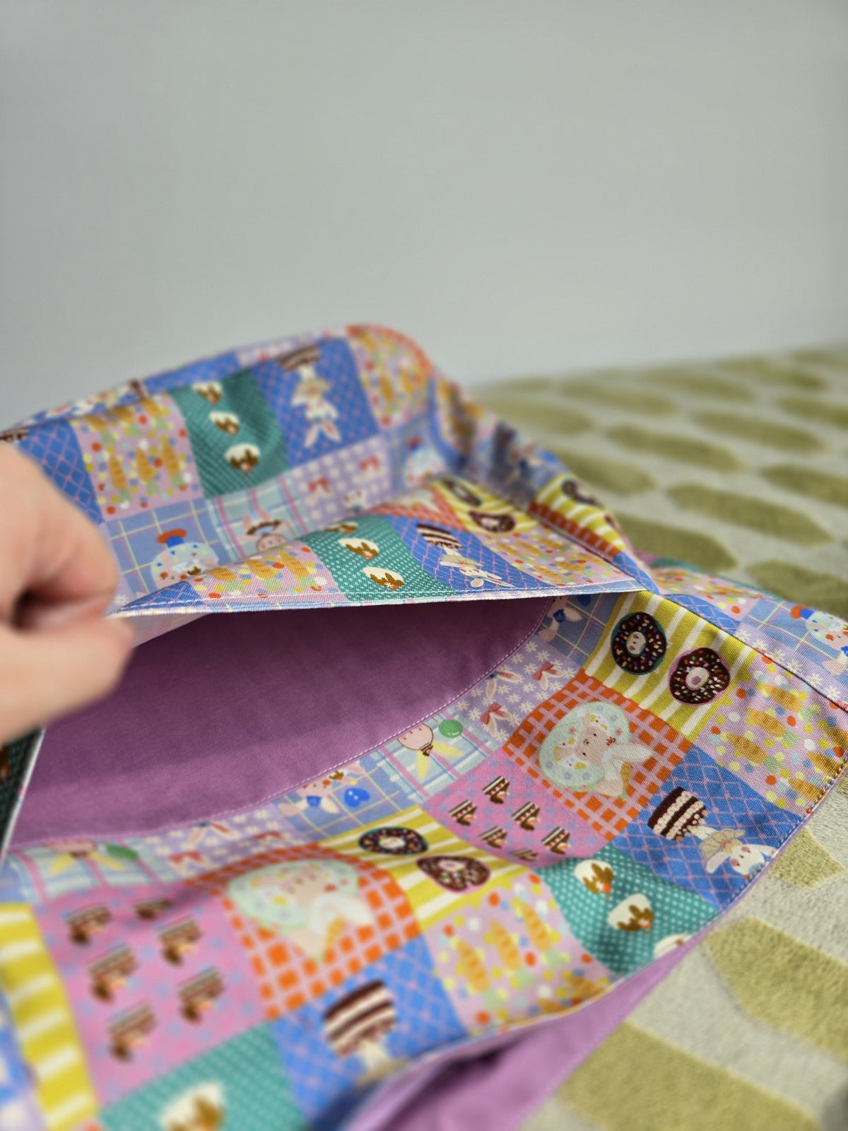 Patchwork Donut Rabbit Shoulder Bag