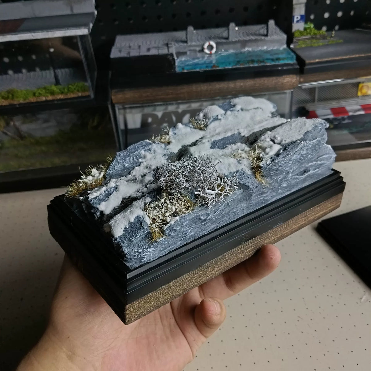 1:64 Schnee Off-Road Diorama Displaybasis