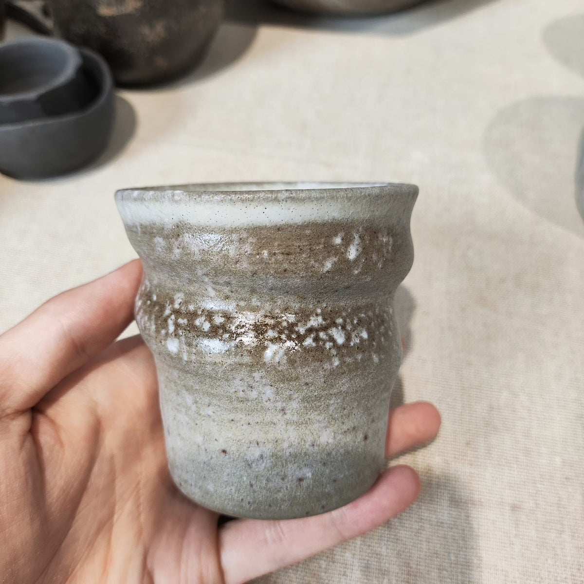 Handmade Wabi-Sabi Ceramic Tea Cup 150ml