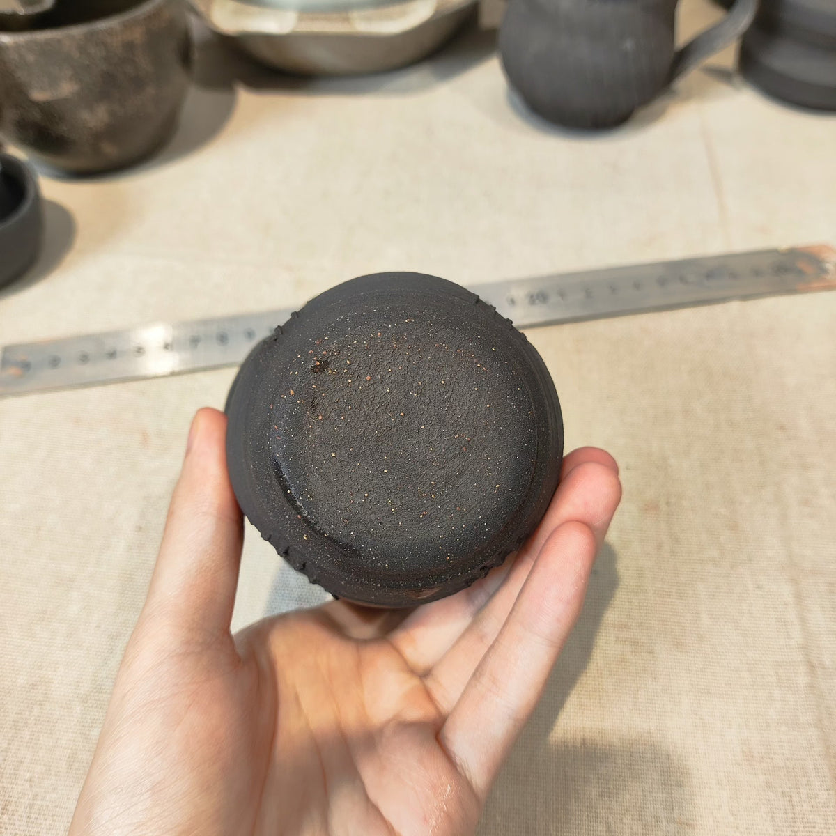 Handmade Coarse Clay Tea Cup 230ml