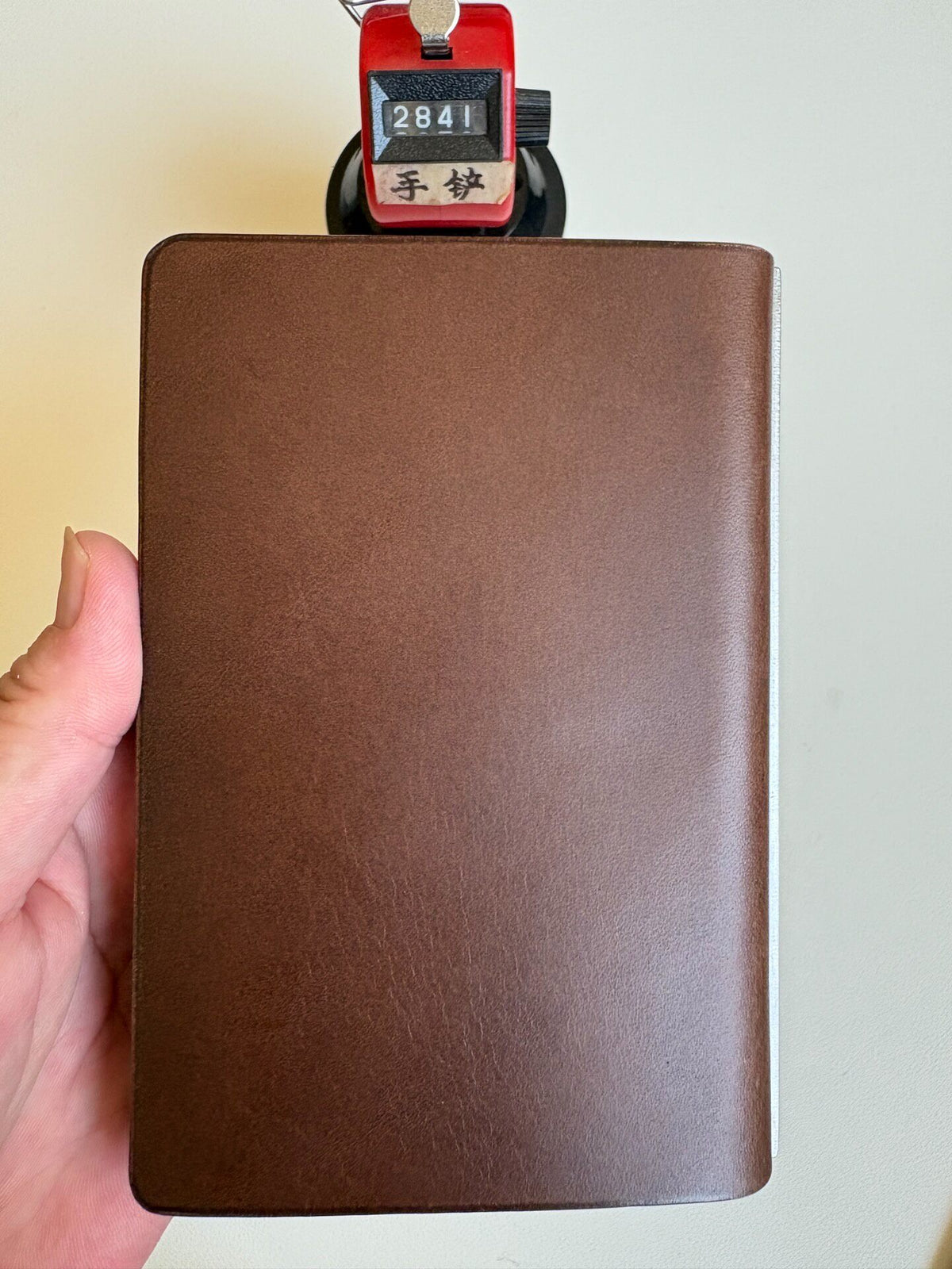 A7 Leather Ring Binder Notebook