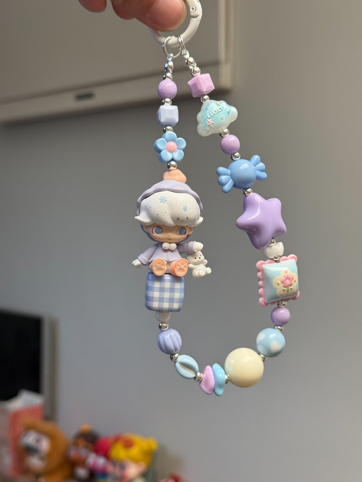 Dimoo Arctic Bear Charm Phone Strap