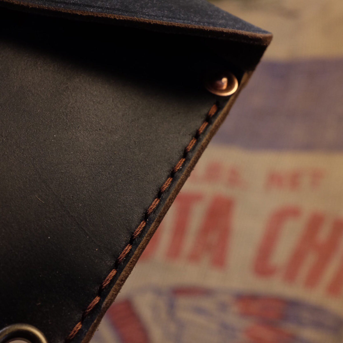 Leather Wallet with Horween CXL Cowhide