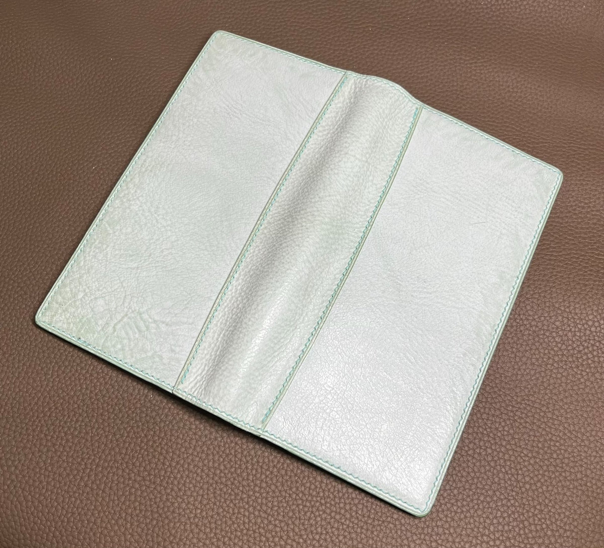 A6slim Notebook 13-Ring Mint Leather