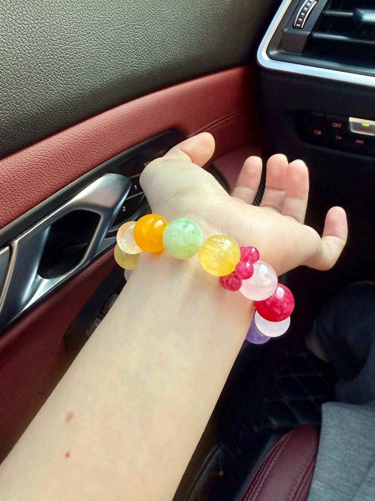 Bracelet de perles en cristal multipied 13 mm