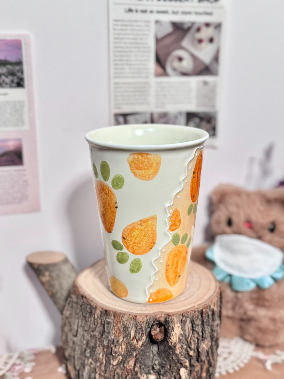 Handmade Ceramic Rabbit Cup 300cc