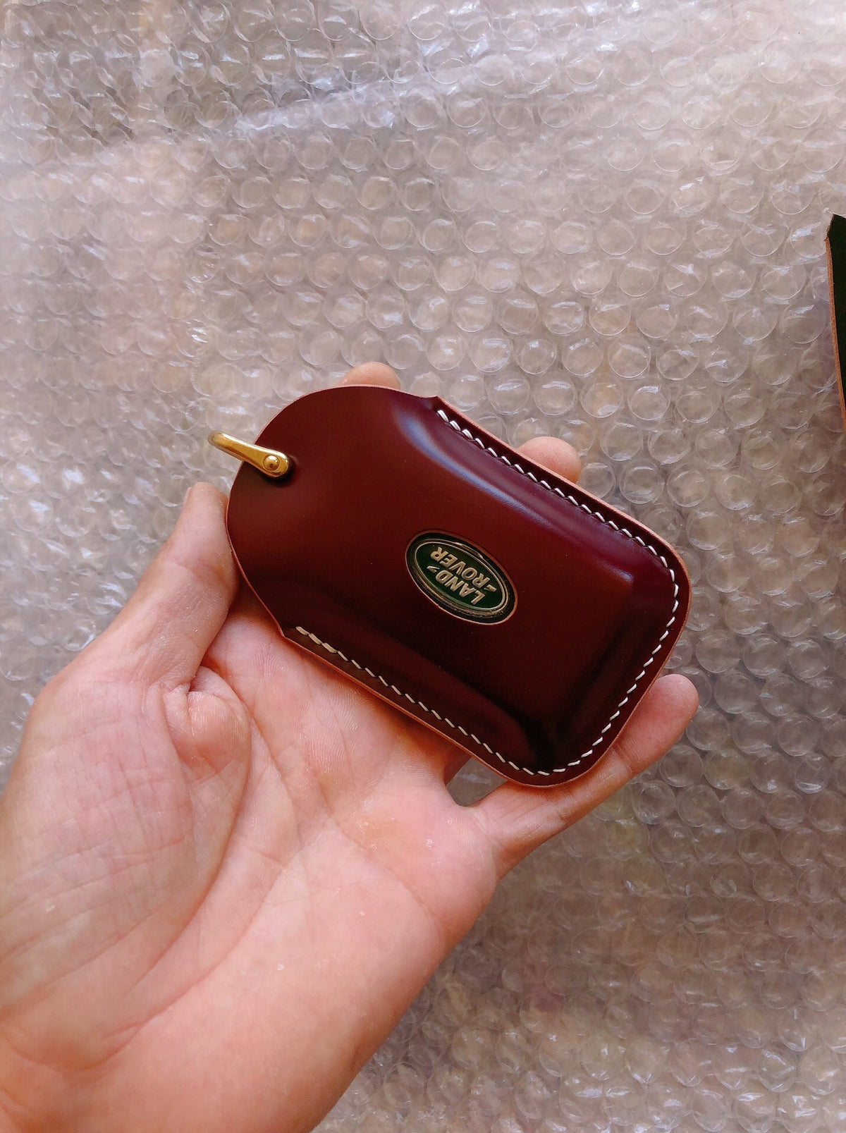 Land Rover Shell Cordovan Leather Key Case