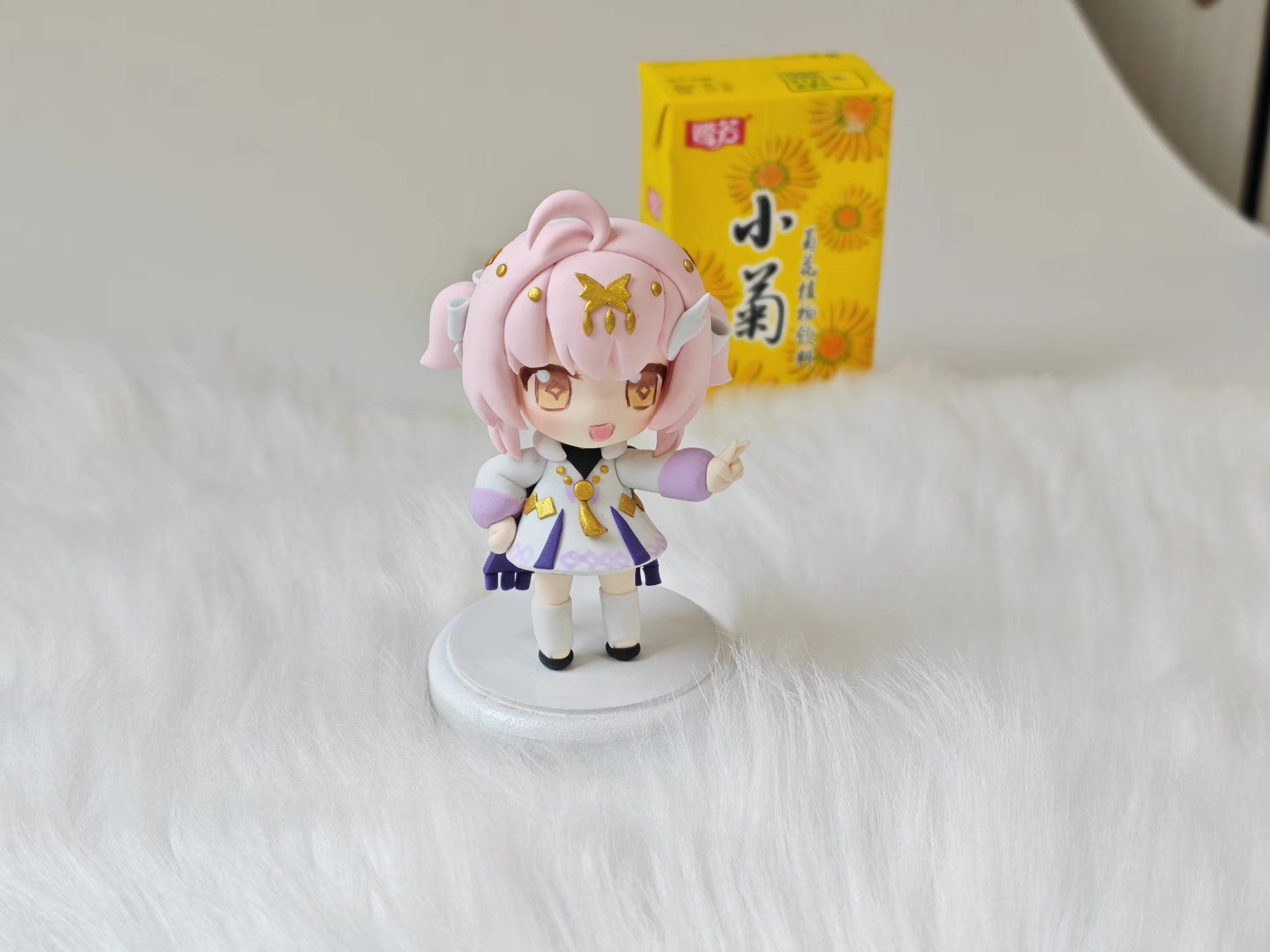 Q-version Aimi Handcrafted Clay Figurine 11cm