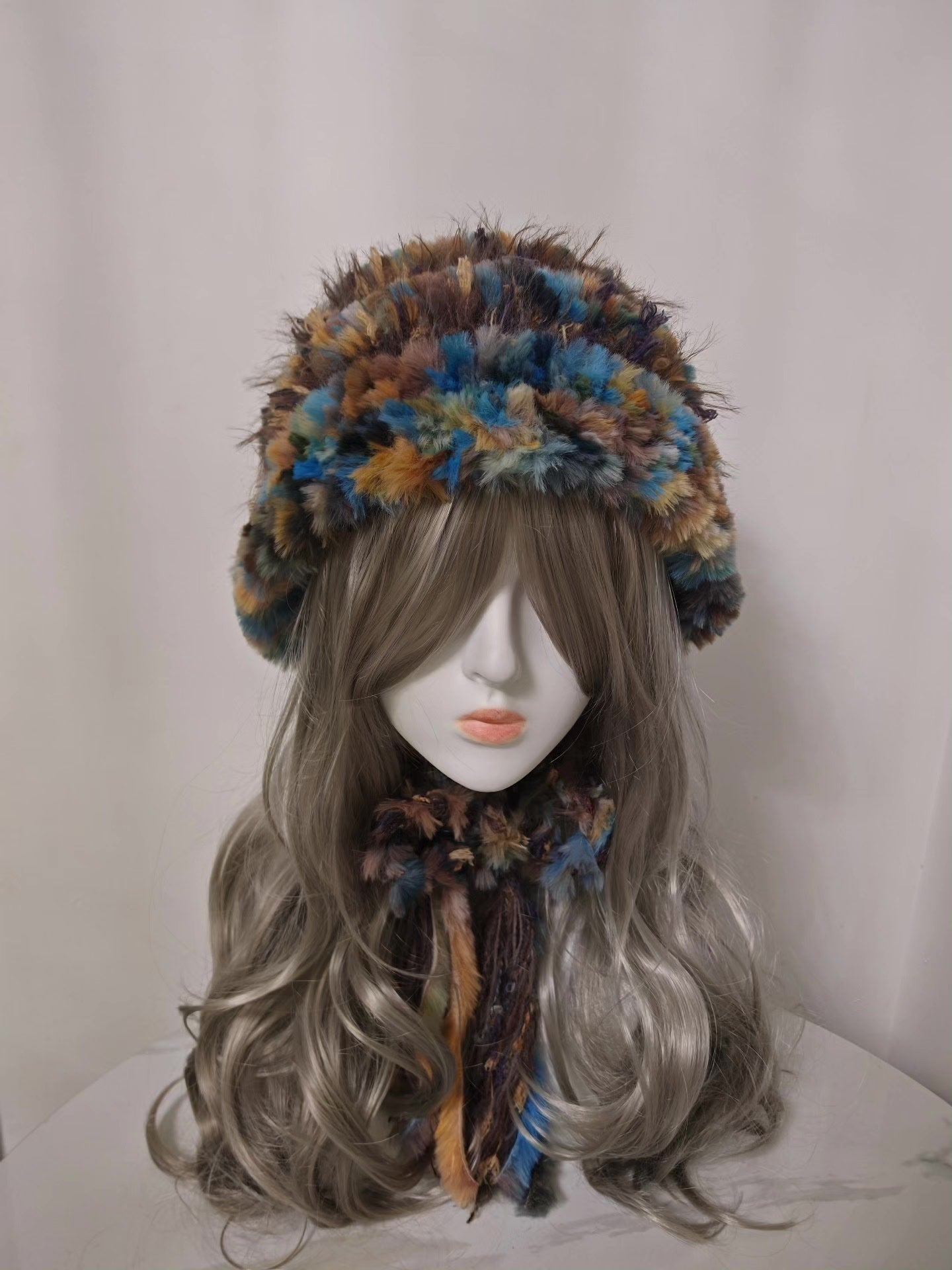 Dunhuang Hoodie Handmade Hat - Silk Road Style