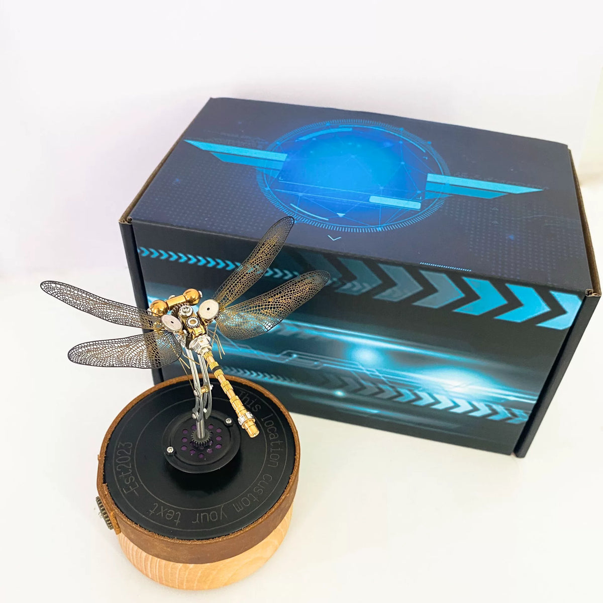 Handmade Steampunk Dragonfly Music Box