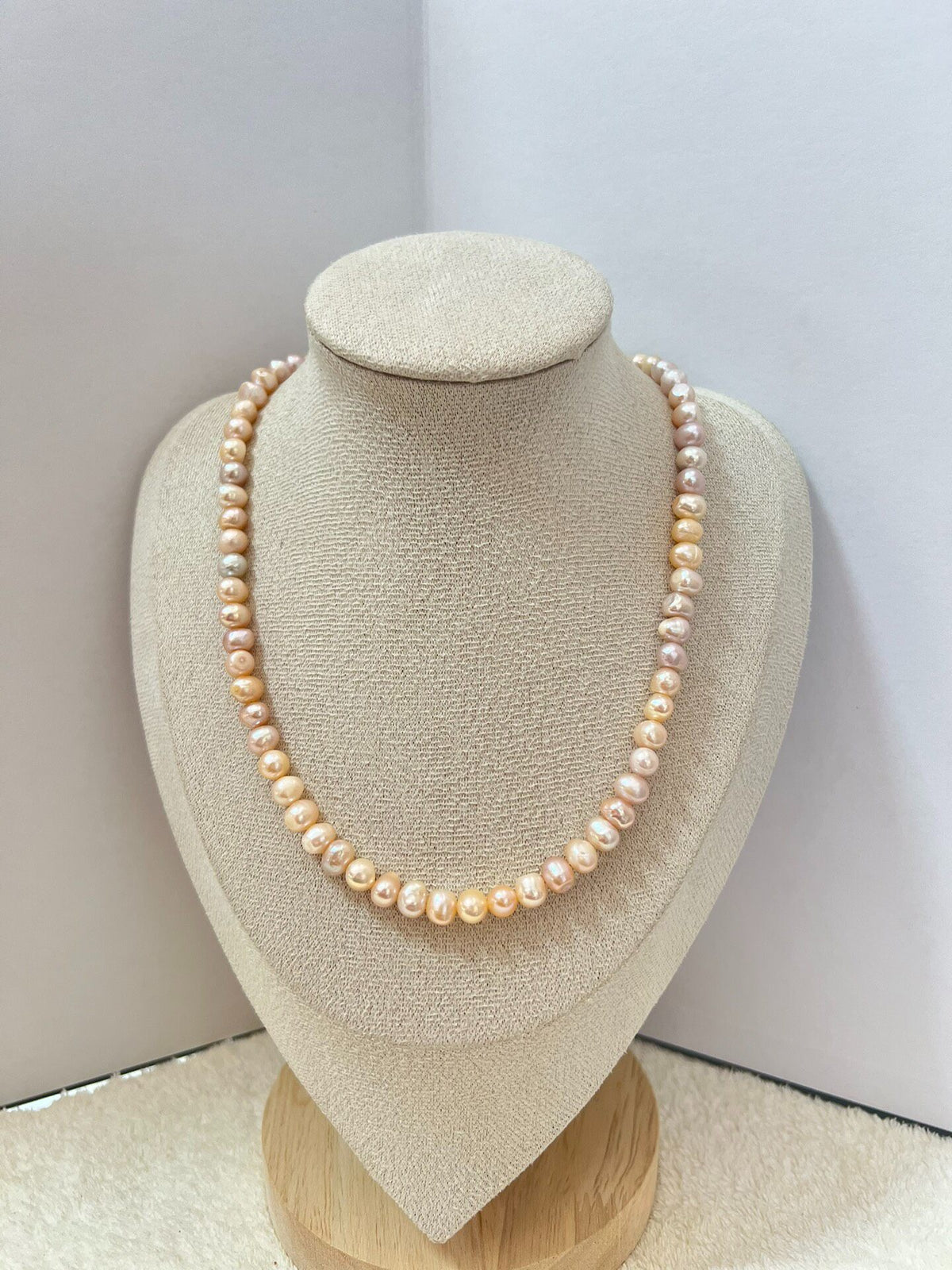 Freshwater Pearl Necklace Candy Colors