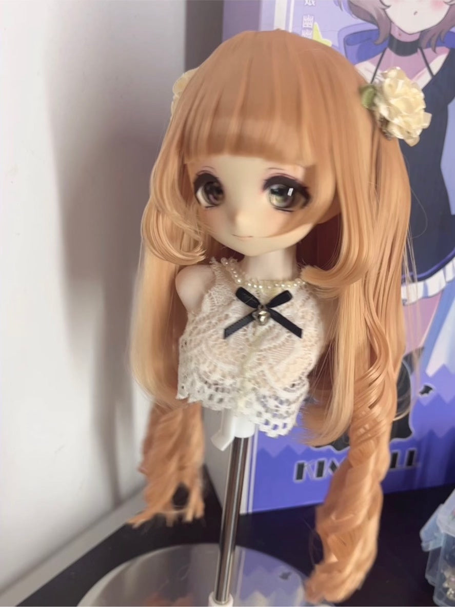 Doll Wig with Twin Tail Curls
