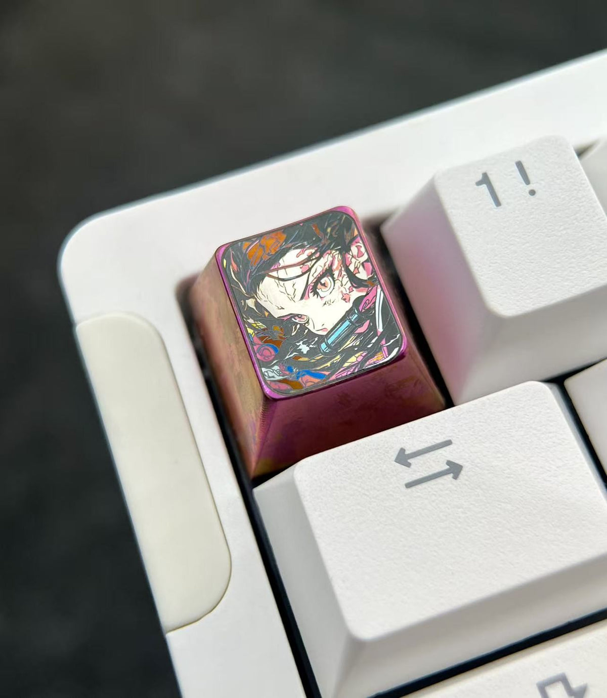 Titanium Alloy Anime 1u Keycap