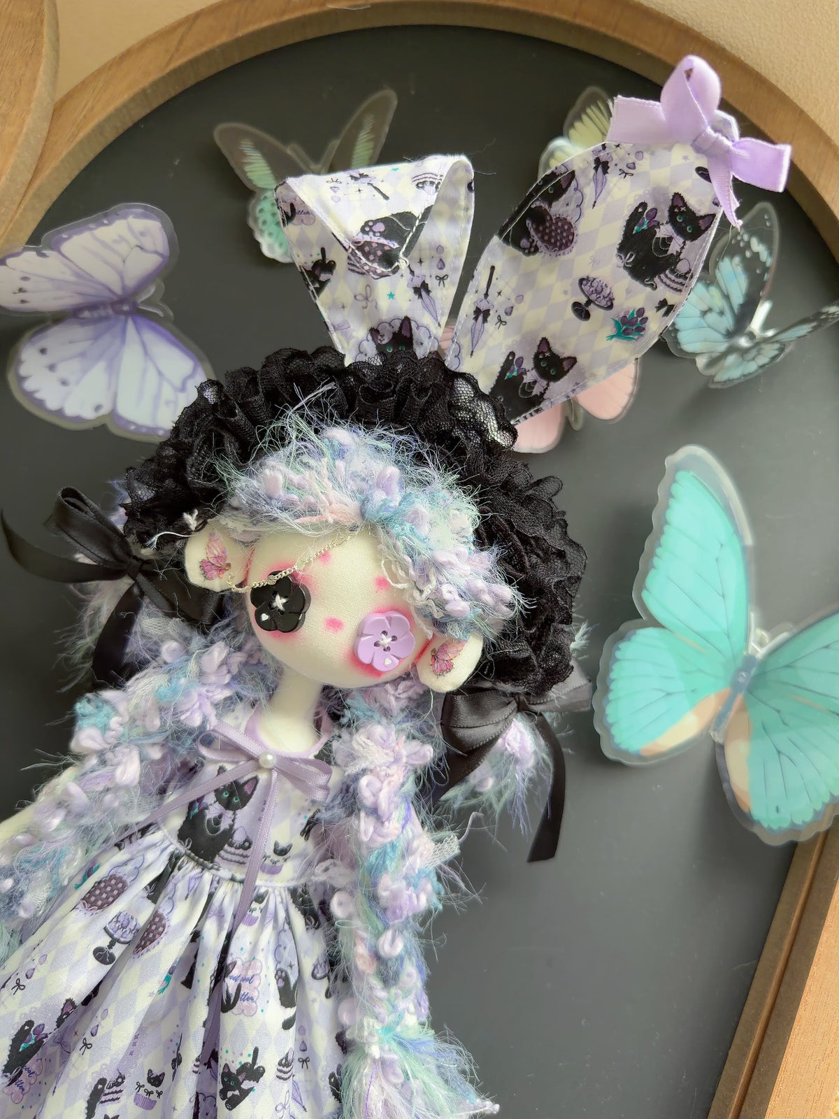 Handmade Gothic Art Doll 30 cm
