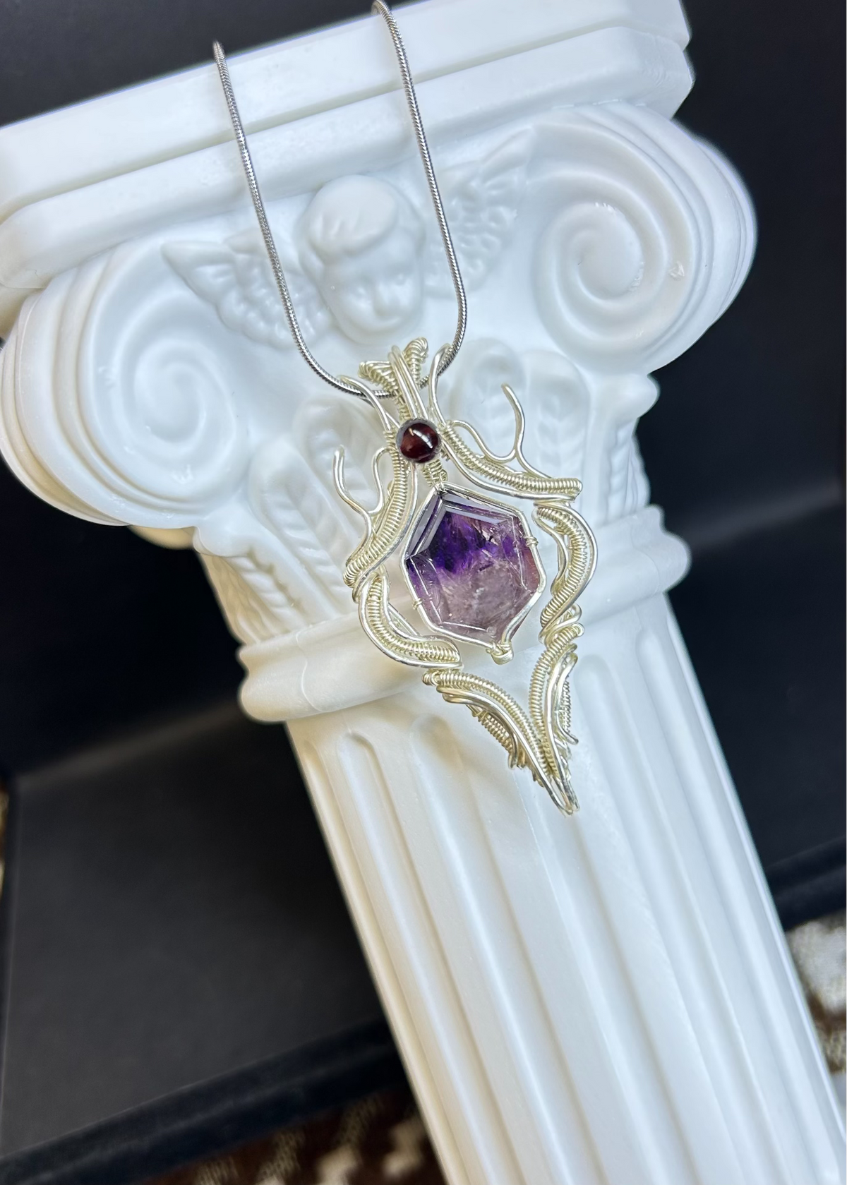 Hand Wired Super Seven Crystal Pendant