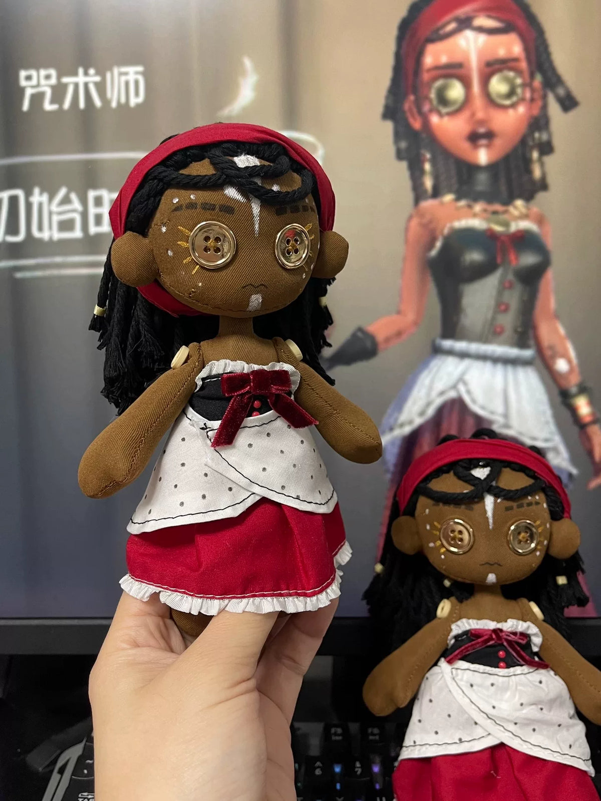 Handgefertigte Identity V Enchantress Plüschpuppe 17 cm