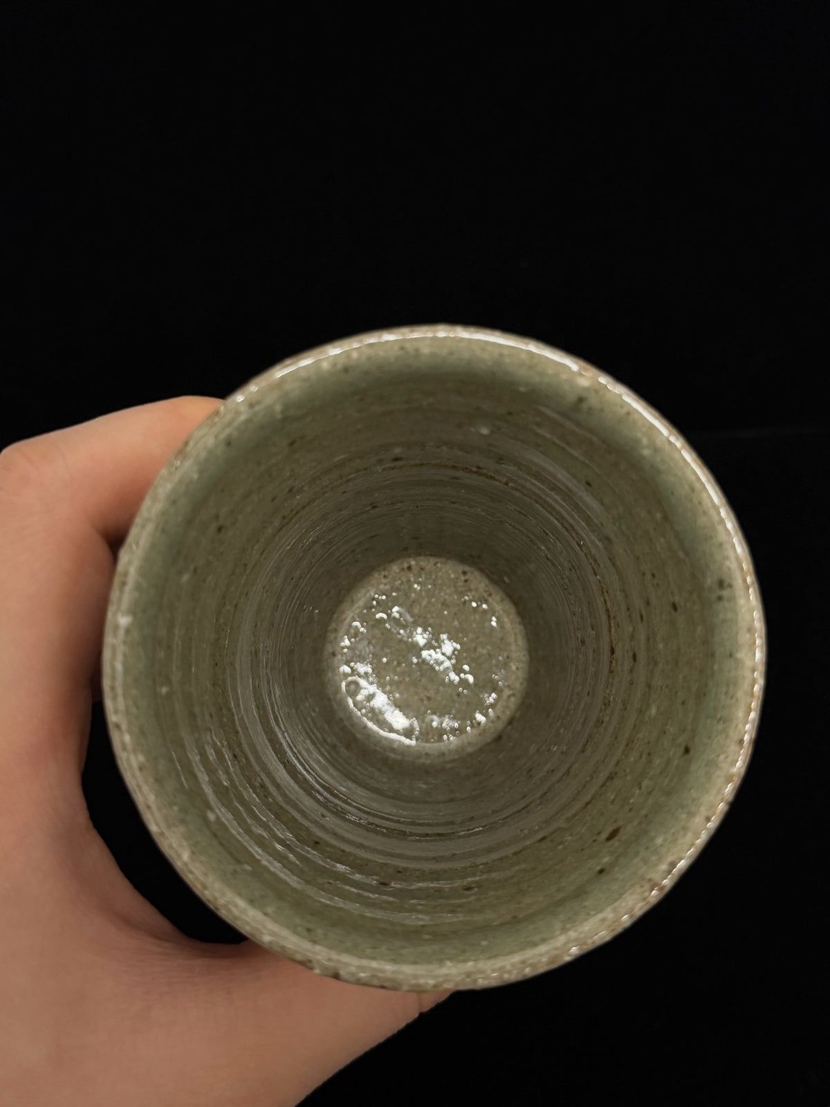 Karatsu Ware Vine Motif Handled Cup