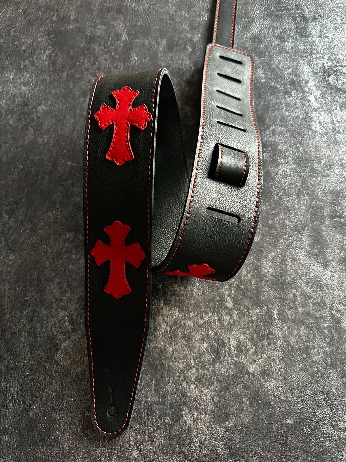 Handmade Leather Guitar Strap Italian Cowhide