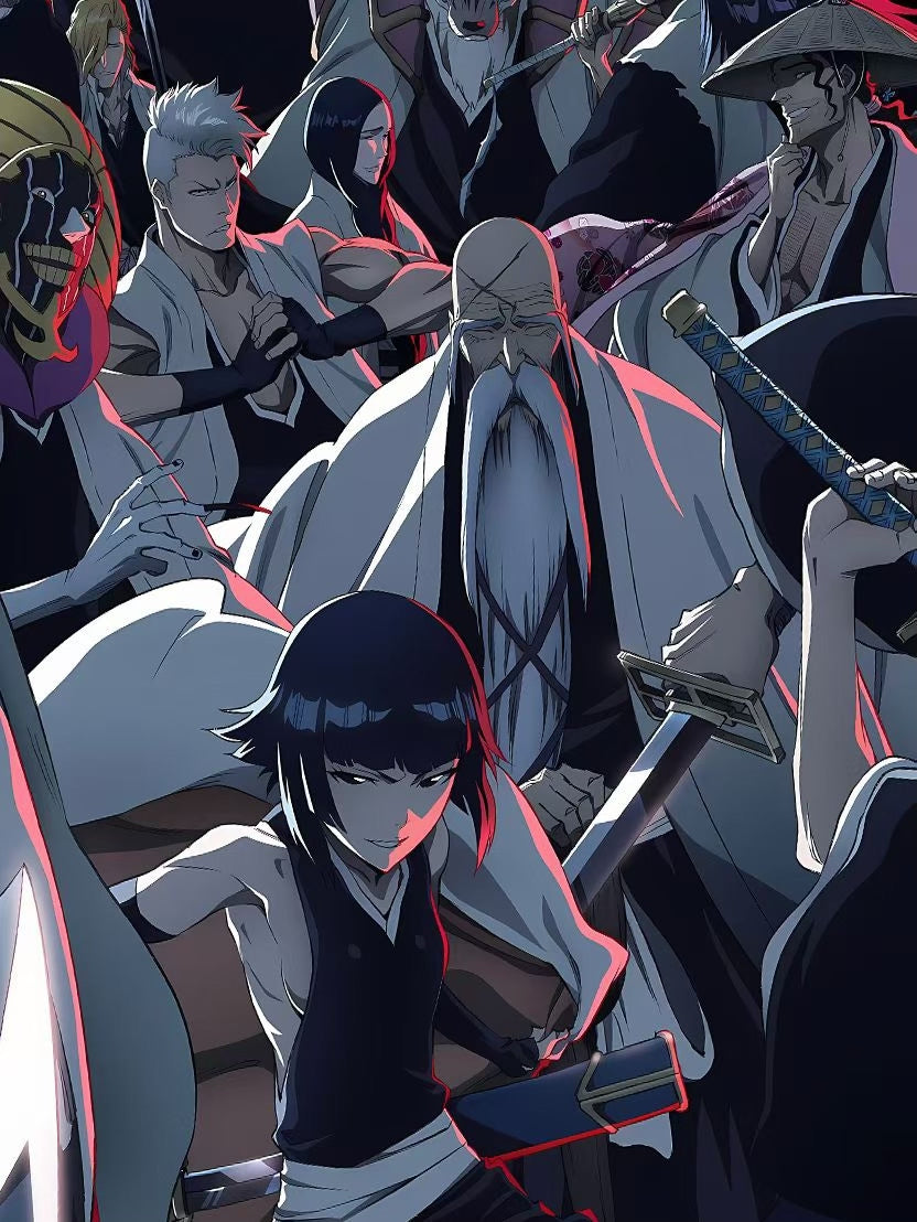 Bleach Gotei 13 Framed Art Print 44x55cm