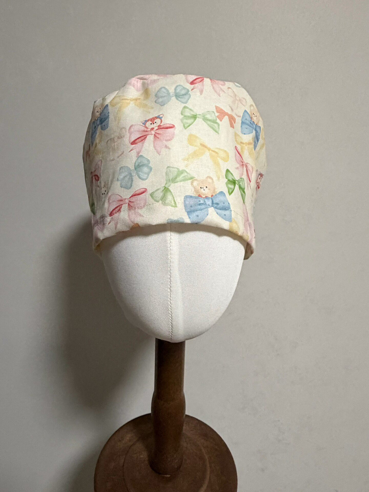 20 Count Cotton Bow Animal Print Surgical Cap
