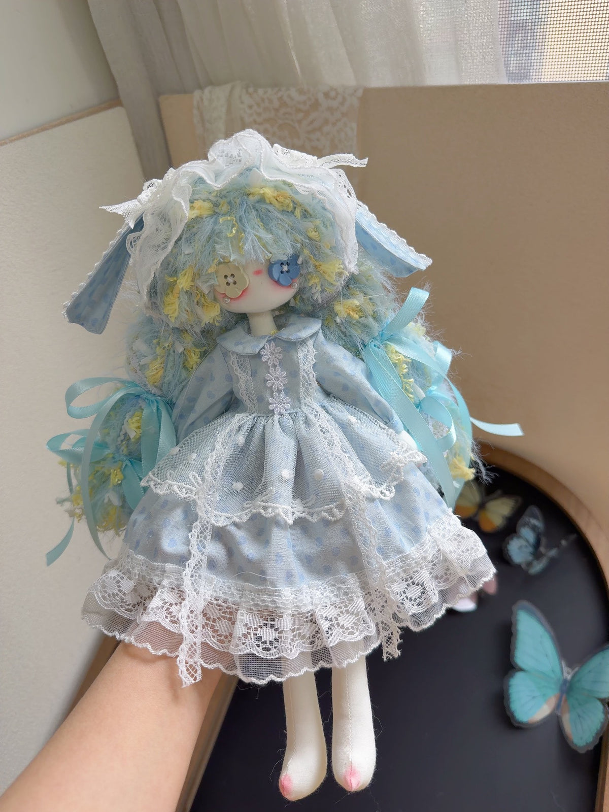ハンドメイド アートドール ボタン関節