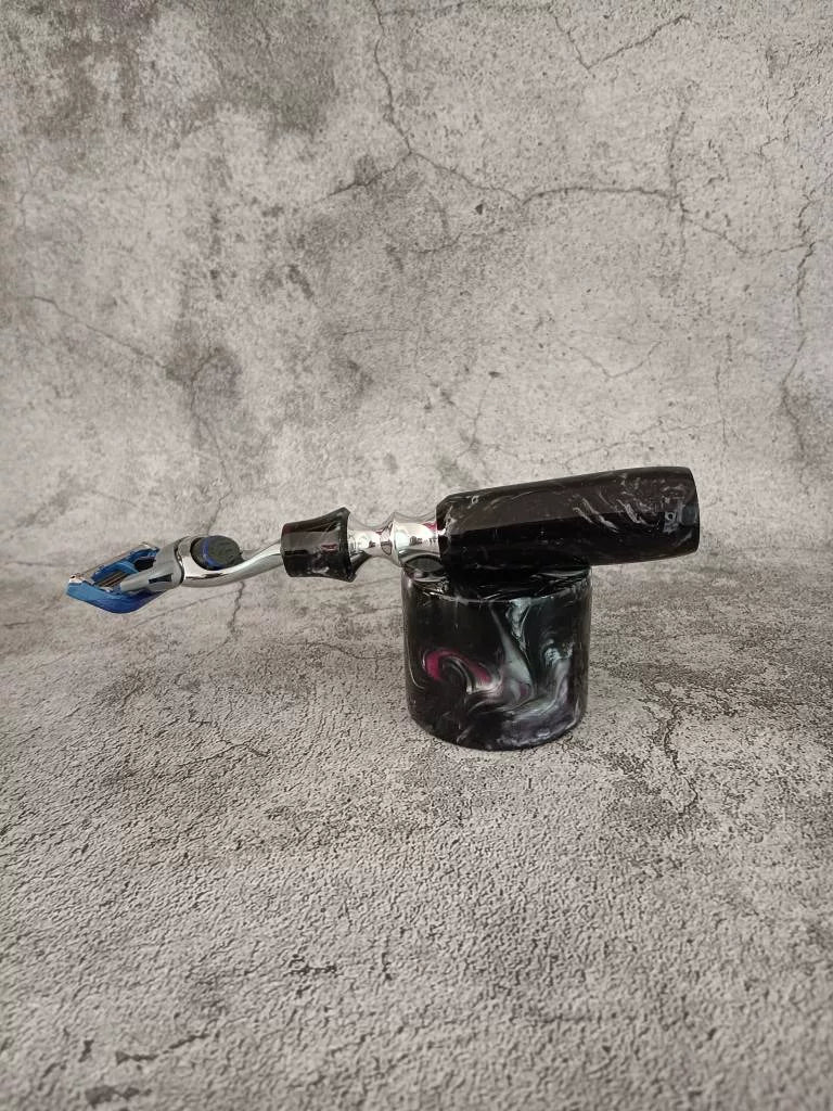 Manual Razor with 7075 Aluminum Resin Handle