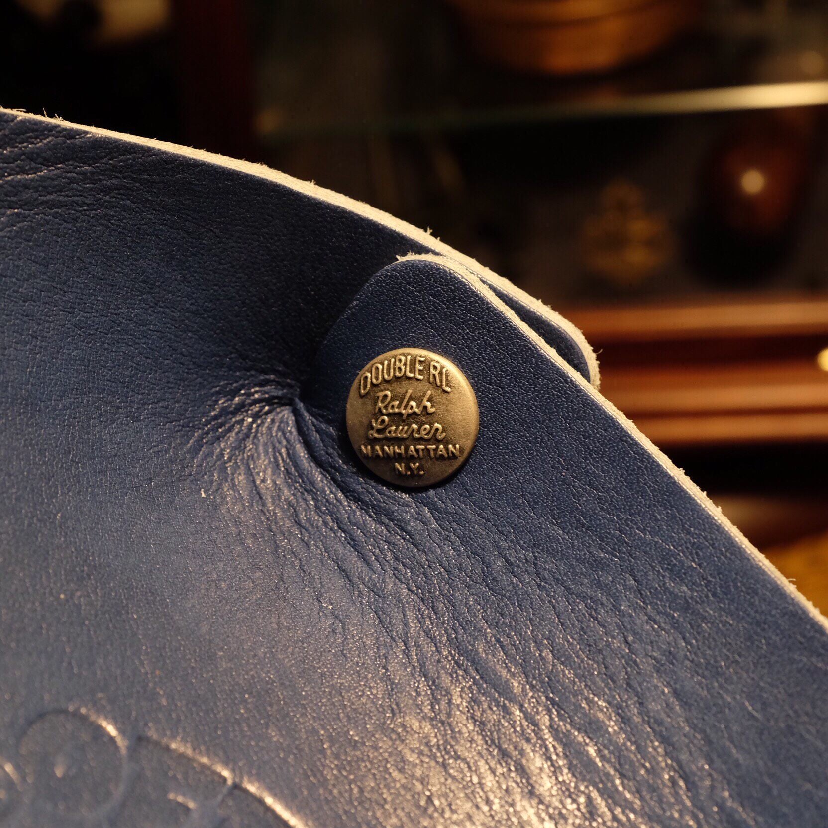 4mm Thick Leather Pouch with Brass Snap Buttons