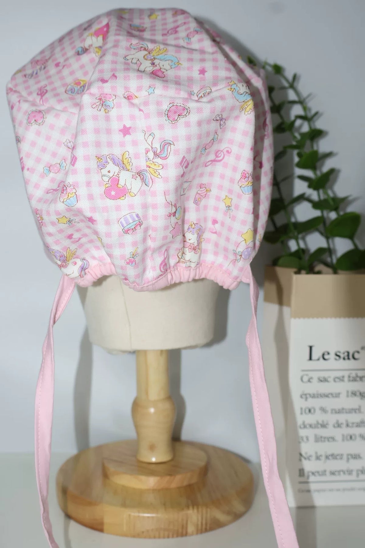 Gorro Cirúrgico de Algodão com Estampa de Unicórnio